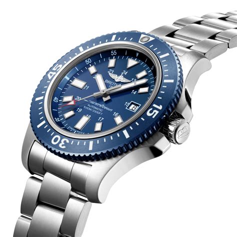 breitling 44mm gold superocean|Breitling Superocean 44 special blue.